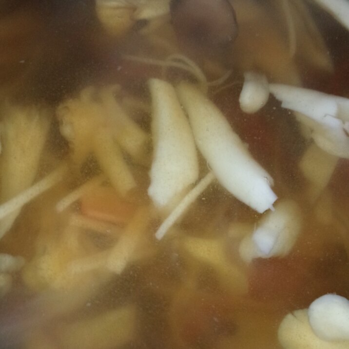 きのこのスープ